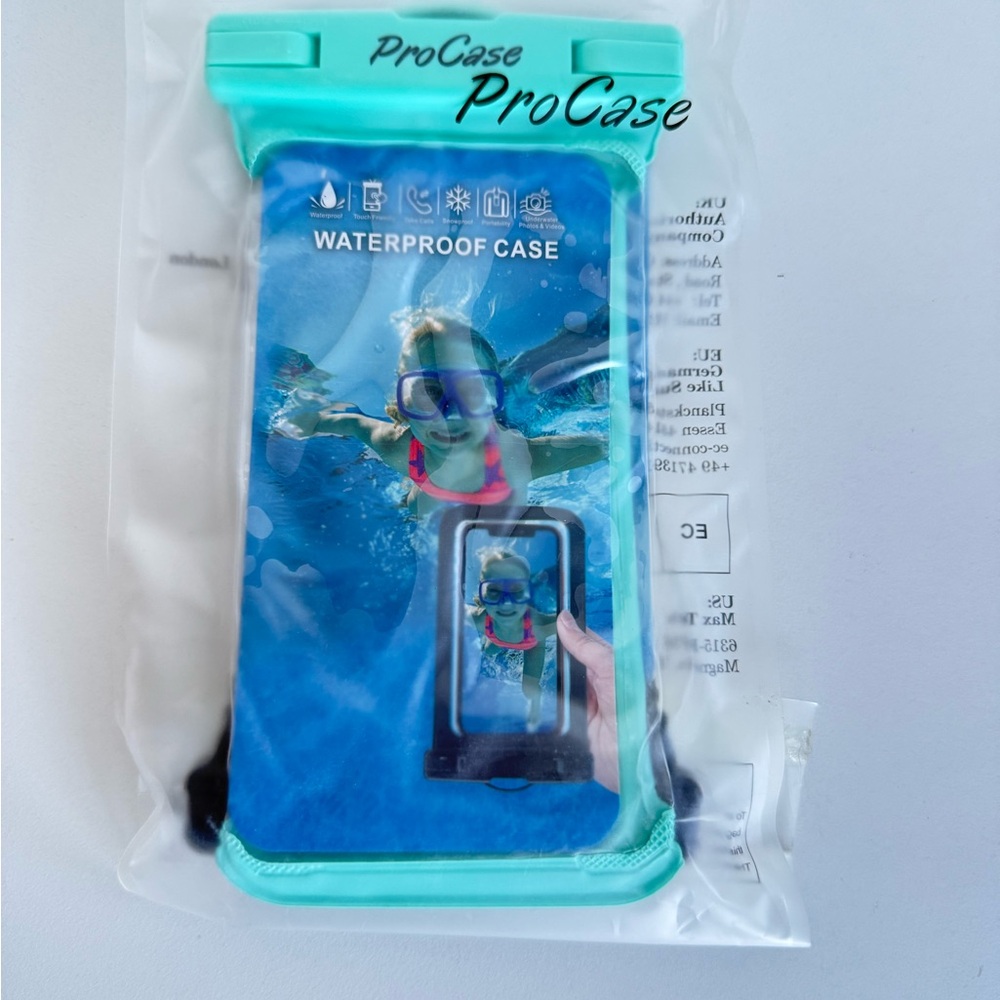 Waterproof Phone Case - Green-blue